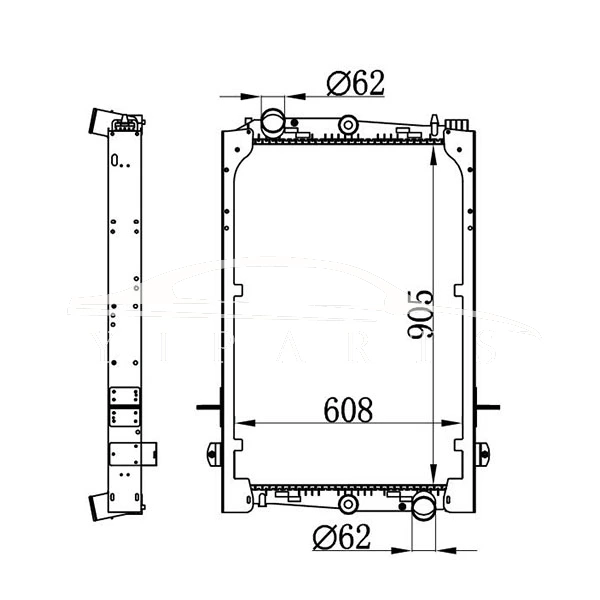 DAF F85 المشعاع 1241583 1628621 1265520 نيسينز 61427A