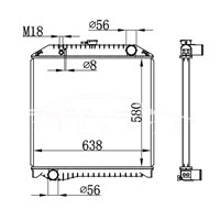 هينو MT RADIATOR 16090-4601