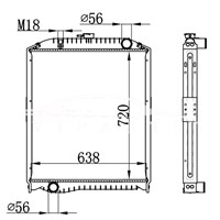 HINO MT RADIATOR 16090-6320