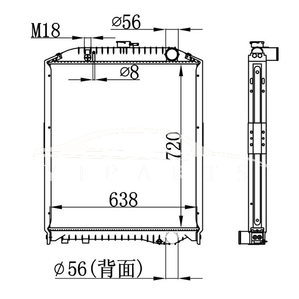 هينو رينجر FM1J MT المشعاع