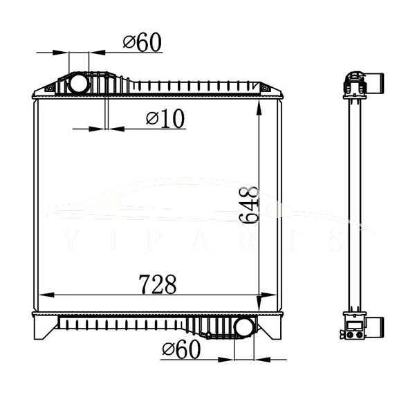 HINO MT RADIATOR 16090-5572 16090-5592