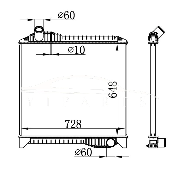 هينو MT RADIATOR 16081-6000