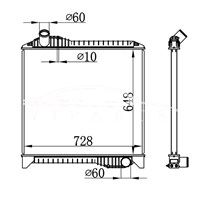 هينو MT RADIATOR 16081-6000