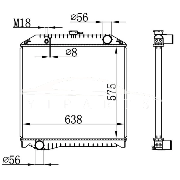 مشعاع هينو MT 16090-06790