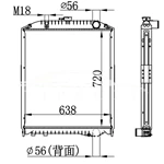 HINO RANGE MT RADIATOR