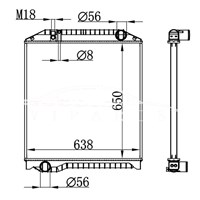 هينو MT RADIATOR 16041-E0560