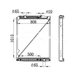 MERCEDES-BENZ ACTROS RADIATOR 942.500.12.03 نيسينز 62791A