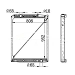 MERCEDES-BENZ ACTROS RADIATOR MT 942.500.11.03