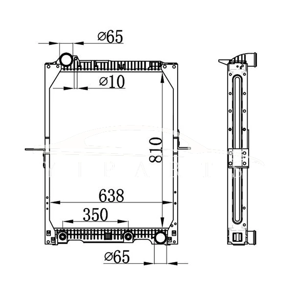مشعاع MERCEDES-BENZ NG90 AT 652.501.16.01 NISSENS 62646A