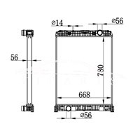 MERCEDES-BENZ RADIATOR MT A940.500.15.03