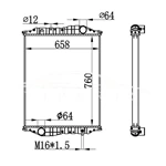 MERCEDES-BENZ KASSBOHRER 'C457 RADIATOR MT 835.118.82.85 نيسنس 69602A