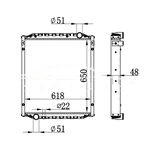 MAN L 2000 MT RADIATOR 81.06101.6466 672200