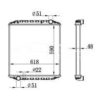 رينو MT RADIATOR 5010.230.826