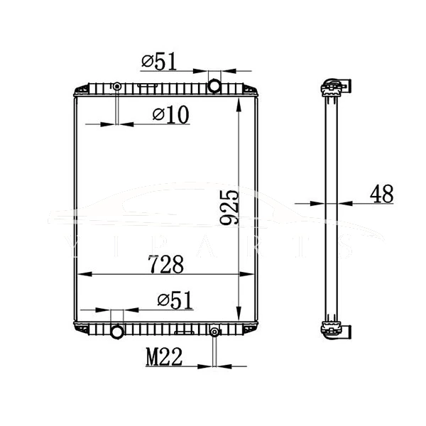 RENAULT MT RADIATOR 5010.315.643