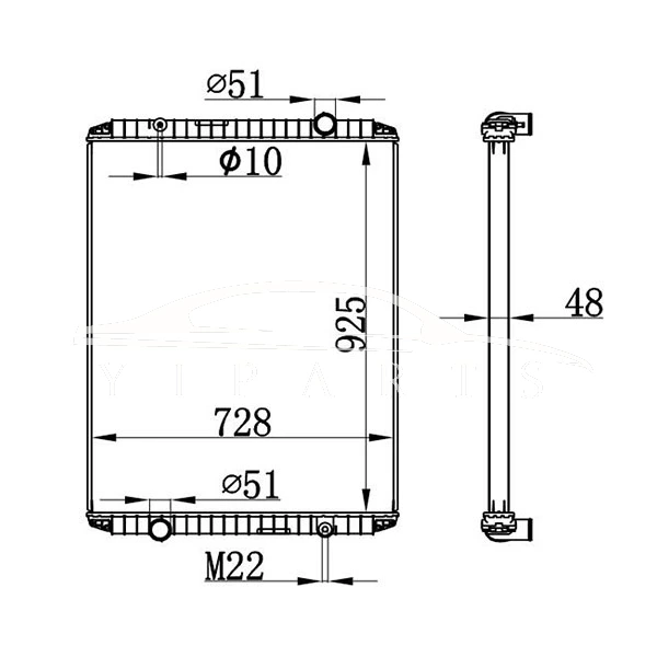RENAULT MT RADIATOR 5010.140.336.0000