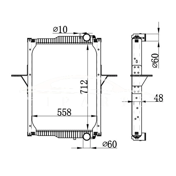 RENAULT MT المبرد 5001.868.221 5001.873.330 5001.873.332 7420.809.775 نيسنس 65475