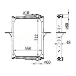 RENAULT MT المبرد 5001.868.221 5001.873.330 5001.873.332 7420.809.775 نيسنس 65475