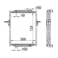 RENAULT MT RADIATOR 5010.315.825 نيسنس 63782A