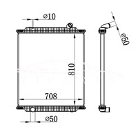 RENAULT MT RADIATOR 5001.858.494 نيسينز 672450