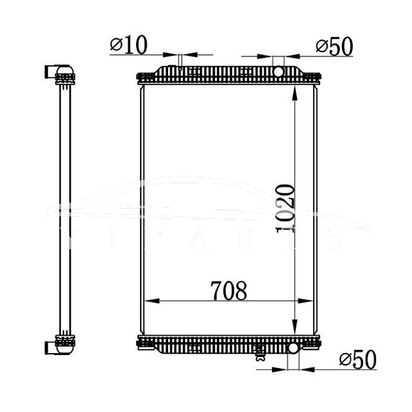 RENAULT MT RADIATOR 5001.866.280 5010.619.446 نيسينز 637780