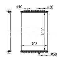 RENAULT MT RADIATOR 5001.866.280 5010.619.446 نيسينز 637780