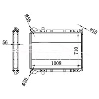 SCANIA MT RADIATOR 1321887 نيسينز 64071