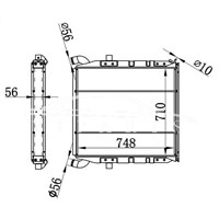 SCANIA MT RADIATOR 1100630 نيسينز 64070