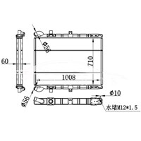 SCANIA MT RADIATOR 1321888 نيسينز 64074