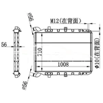 SCANIA MT RADIATOR 1321888 نيسينز 64074