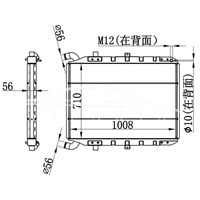 SCANIA MT RADIATOR 1321888 نيسينز 64074