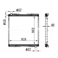 SCANIA MT RADIATOR A9405001503