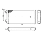 المبرد التلقائي للمحرك 1624373 لـ VOLVO F Serie Heater exchange